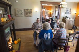 The Greene Beanery is fueled by community. Donated art work hangs on the walls, and when people gather at its tables their creative juices flow.