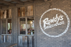 With seating indoors and out, Rowdy's brings in customers from all across the country.