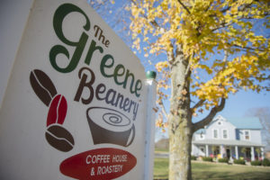 The inviting atmosphere that used to house guests as a bed and breakfast is now The Greene Beanery, welcoming community members in pursuit of their morning coffee. 