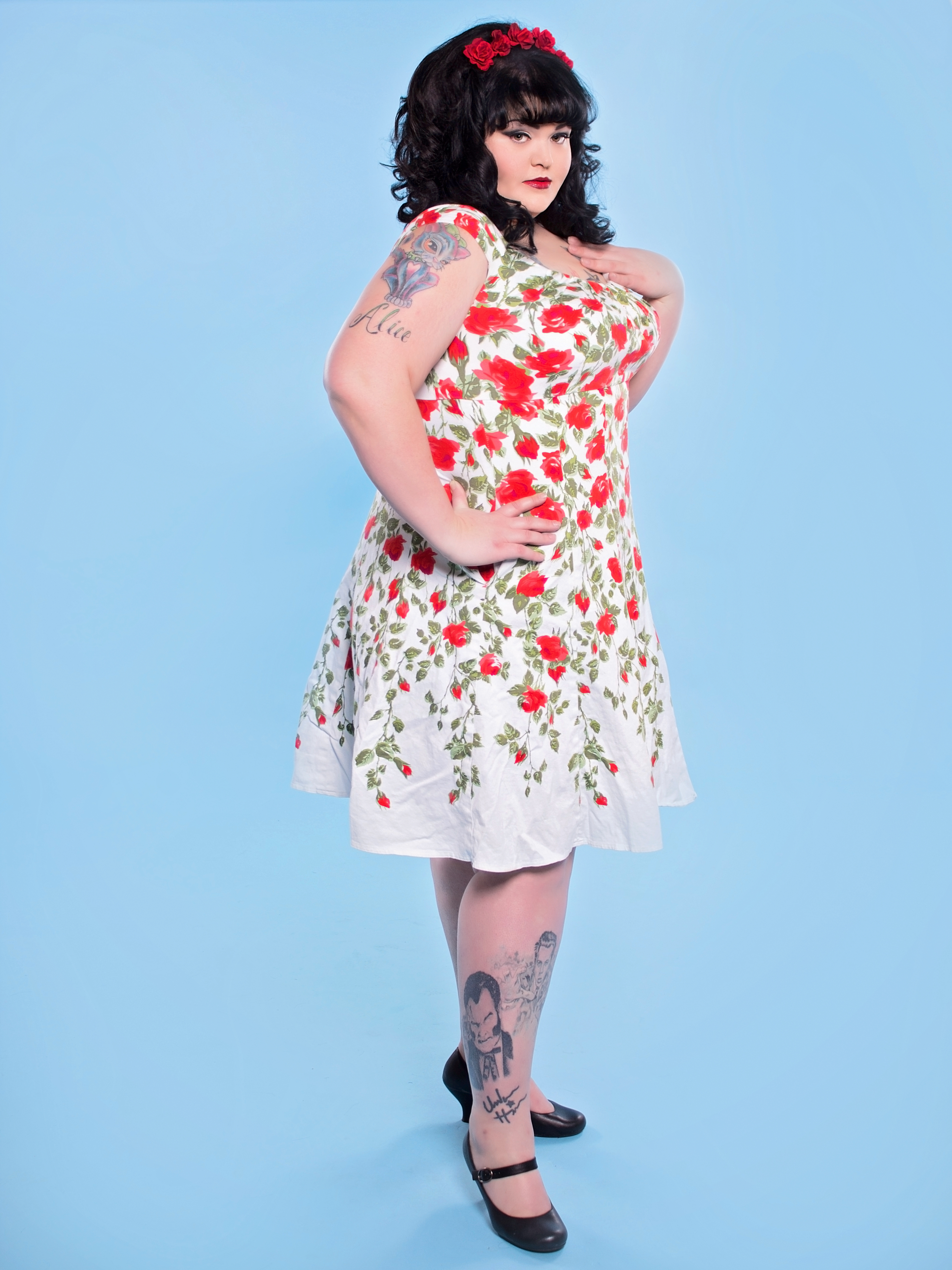 Sudzy Nixon promotes body positivity in her Portsmouth Pin-Up shop. Photo: Laura Dark Photography  Hair: Cat Monster Make-up: On-Call Artistry