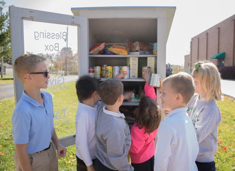 Blessing Boxes offer the exchange of sustenance and support