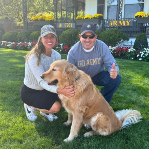 Kimberly and Jeremy Forcum with one of their dogs. | Photo provided by Kimberly Forcum